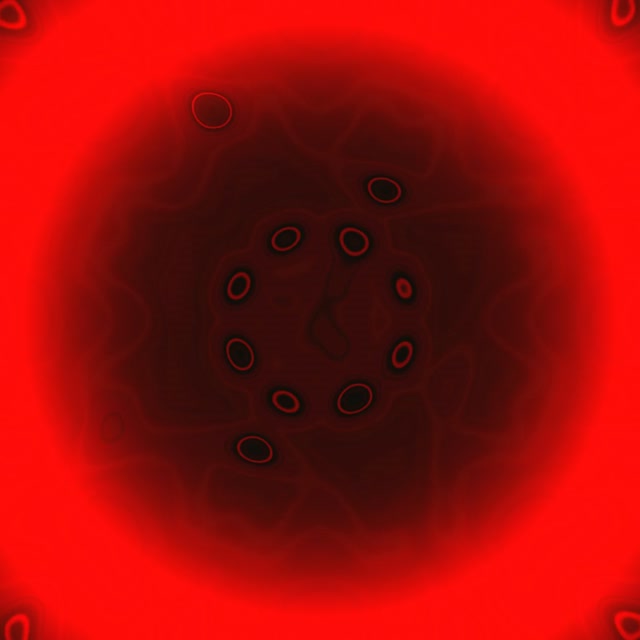 Vj loop Neon Tunnel Red Black Mandala Bloom 1:1 square 60fps screensaver