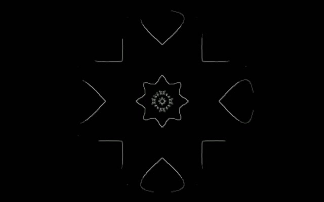 Đường Hầm Neon Bông Tuyết Mandala VJLoop 16:10 Macbook 60fps Screensaver