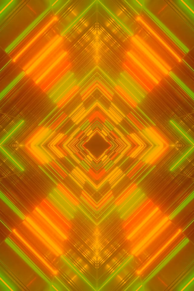 Đường Hầm Neon Diamond Vortex VJ Loop 2:3 Photo Portrait 60fps Screensaver