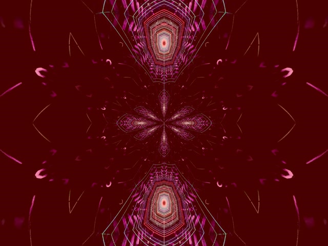 Pulsating Mandala Neon Tunnel 4:3 Classic 60fps VJ Loop Screensaver