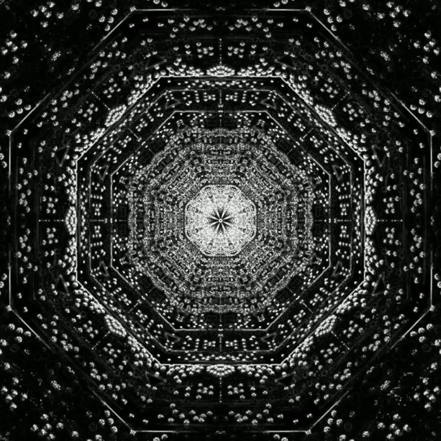 Neon Tunnel Fractal Octagon Vortex | Vj Loop | 1:1 Square | 60fps Screensaver