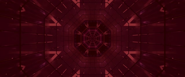 Đường Hầm Neon Đỏ Screensaver 2.39:1 Cinemascope 60fps VJLoops