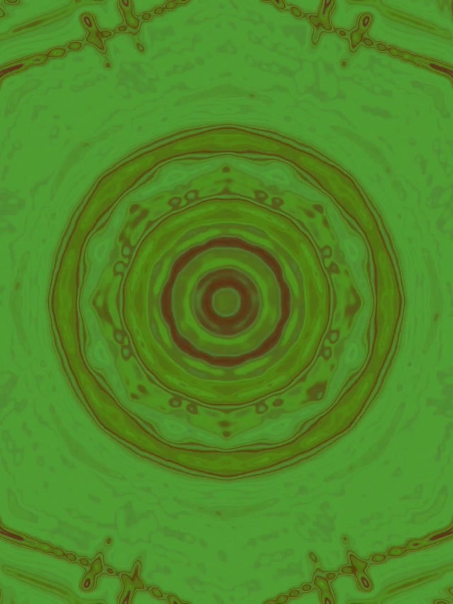 Đường Hầm Neon Xanh Lá Vòng Tròn Gợn Sóng VjLoops 3:4 iPad Dọc 60fps Hình Nền Bảo Vệ Màn Hình