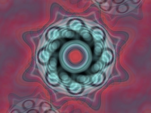 Pulsating Cyan Hexagon Neon Tunnel VJ Loop 4:3 Classic 60fps Screensaver