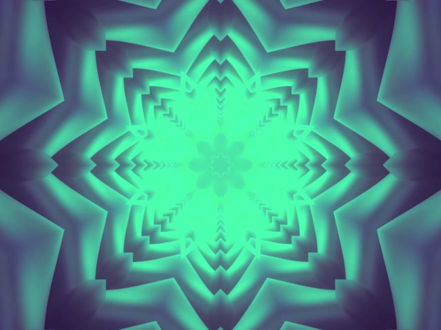 Pulsating Star Neon Tunnel | 4:3 Classic 60fps VJ Loop Screensaver
