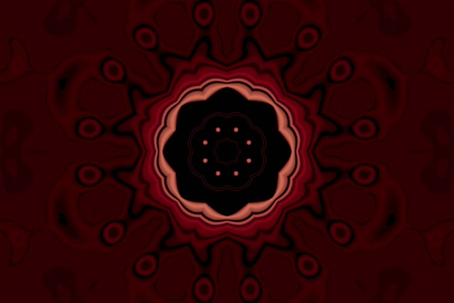 Hầm Neon Đỏ Kaleidoscope Ngôi Sao VJLoops 3:2 Surface 60fps Screensaver