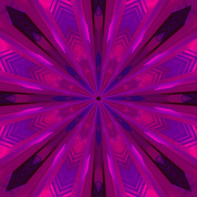 Radial Magenta Neon Tunnel VJ Loop 1:1 Square 60fps Screensaver Animation