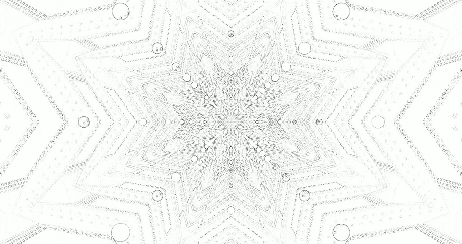 hầm neon hình học trắng kaleidoscope 4K UHD 60fps screensaver windows 11 VJLoops