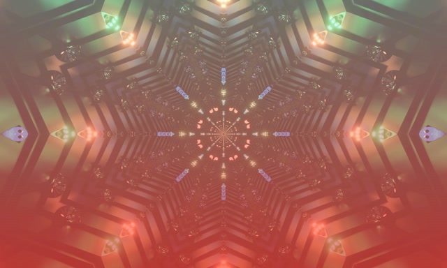 Hầm Neon Hồng Kaleidoscope VJLoops 5:3 Wide 60fps Screensaver