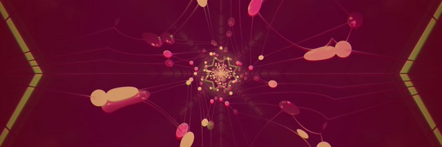 Đường Hầm Neon Ngôi Sao Kaleidoscope VJLoop 3:1 Triple Wide 60fps Screensaver