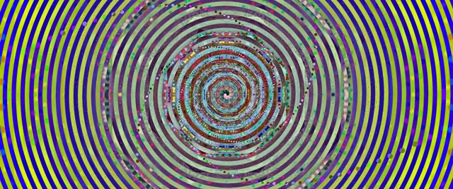 Neon Tunnel Spiraling Vortex Loop 2.39:1 Cinemascope 60fps VJ Animation Screensaver