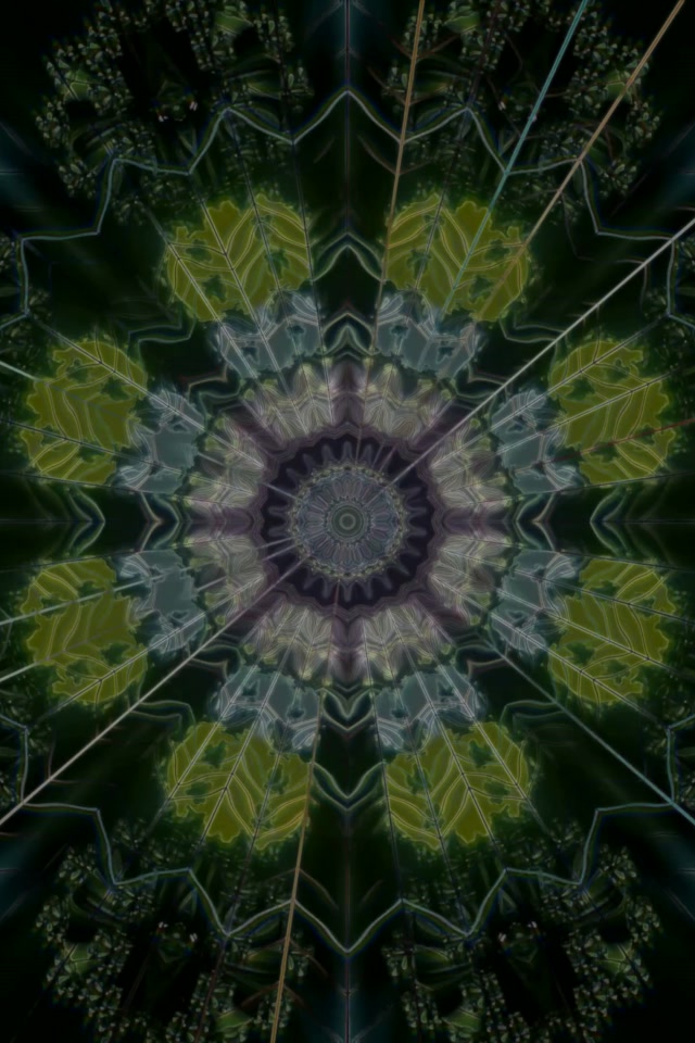 Pulsating Neon Tunnel Kaleidoscope | 2:3 Portrait | 60fps VJ Loop Screensaver