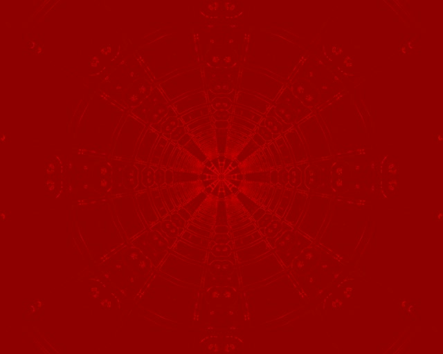 红色霓虹隧道万花筒曼陀罗VJ Loop 5:4工业60fps屏保