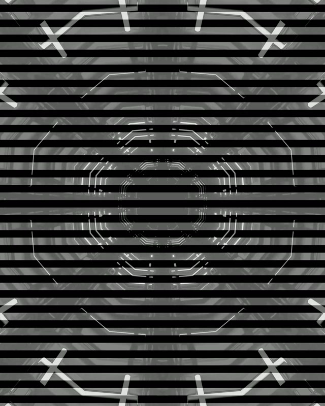 霓虹隧道八角形网格 VJ Loop 4:5 Instagram 60fps 屏保