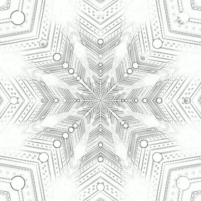 雪花霓虹隧道屏保 1:1 正方形 60fps VJ Loop