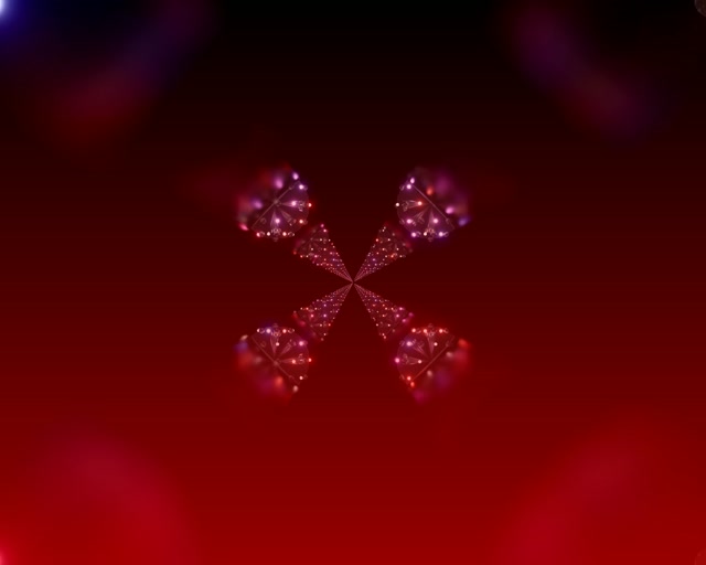 霓虹隧道分形万花筒爆发 VJ Loop 5:4 工业 60fps 屏保