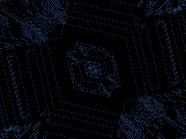 霓虹隧道粉色钻石漩涡 VJLoops 4:3 经典 60fps 屏保